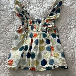 Current Air Colorful Polka Dot Sleeveless Top Size XS